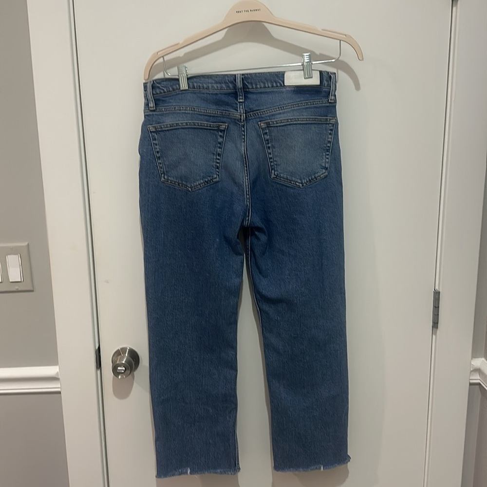 Re/Done Blue High Rise Jeans - Picture 6 of 6